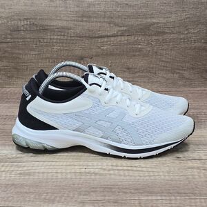 Asics GEL-Kumo Lyte 2 Women's Size 10 White Black Silver Running Shoes (1012A913